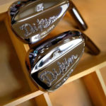 Artwelding black chrome mirror wedge