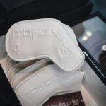 limited Pure leather itobori white iron cover