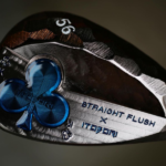 Trump Design black chrome clover blue