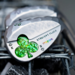 Trump Design snow chrome clover green  spankle