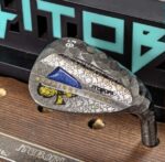 Straight Flush Black Chrome   - up spade blue prizm  down spade black gold spankle