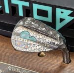 Straight Flush  Black Chrome - up clober tiffany spankle  down clober silver spankle