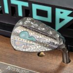 Straight Flush  Black Chrome - up clober tiffany spankle  down clober silver spankle