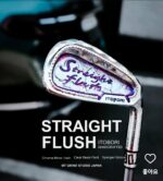 Straight Flush Cavity weld chrome purple spankle